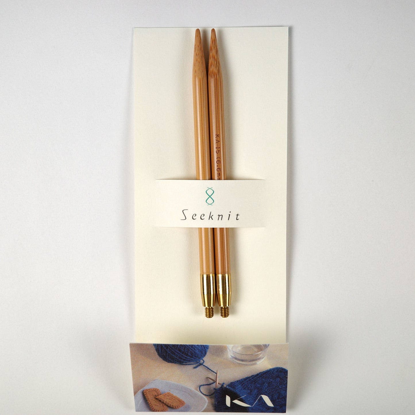 Seeknit切替輪針用 － 針先　Umber（硬質竹）