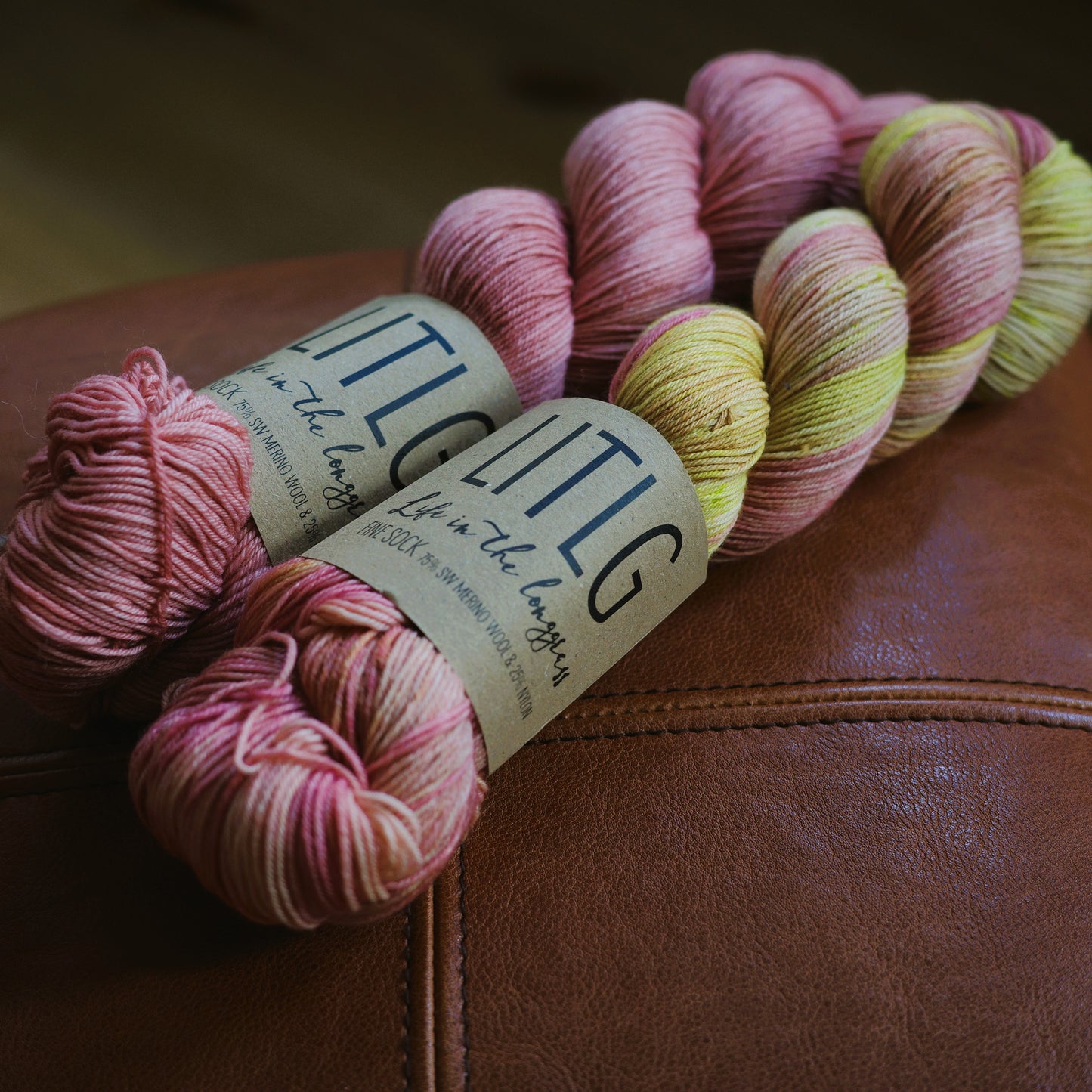LITLG Fine Sock Mix & Semi-solid 1x1